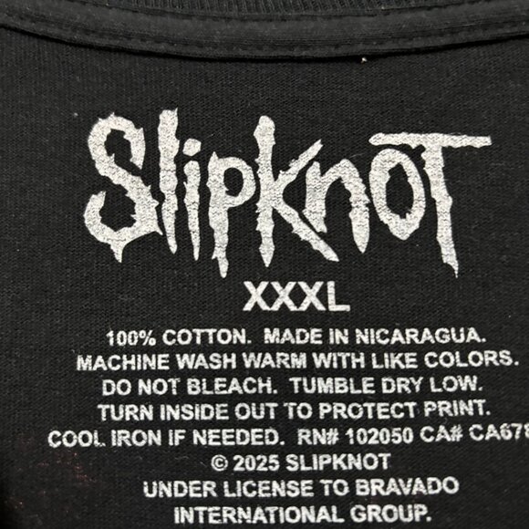 Slipknot Spit It Out Lyric Heavy Metal Band Long Sleeve XXXL - Picture 4 of 4